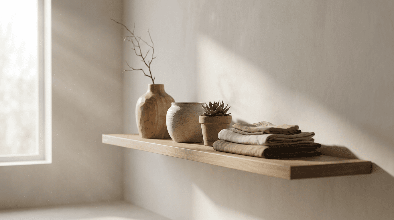 Curated collection of Talora's eco-friendly technology and spiritual jewelry products arranged on a natural linen surface