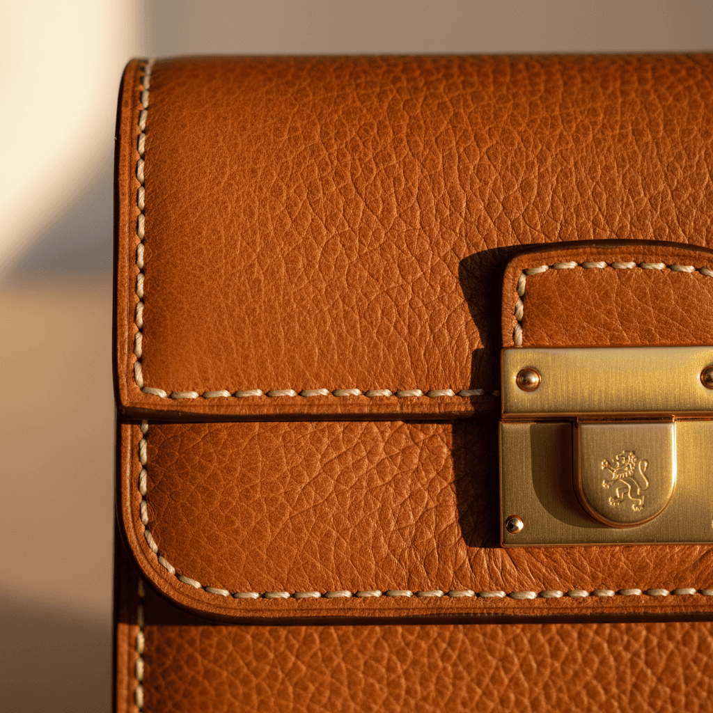 Close-up detail of product craftsmanship and quality materials