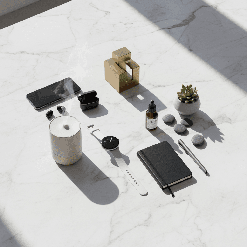 Talora's three product departments unified in premium aesthetic